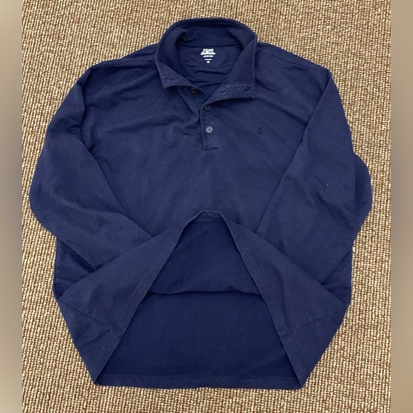 Men's XL Navy Blue Izod Saltwater Relaxed Classics Shirt - Picture 4 of 10